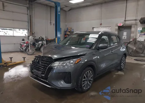 2022 Nissan Kicks Sv Xtronic Cvt from USA, damaged, VIN 3N1CP5CV8NL523714